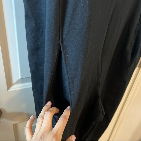 Eileen Fisher Zip Front Cotton Blend Ponte Lantern Jumpsuit - Picture 4 of 10